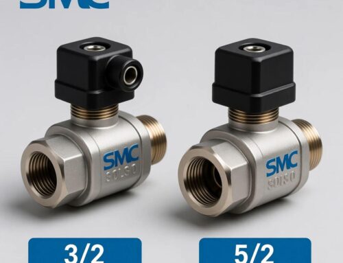 شیر برقی پنوماتیک SMC